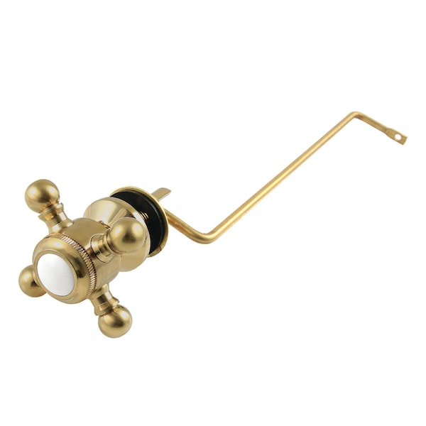 Side Mount Toilet Tank Lever, Brushed Brass